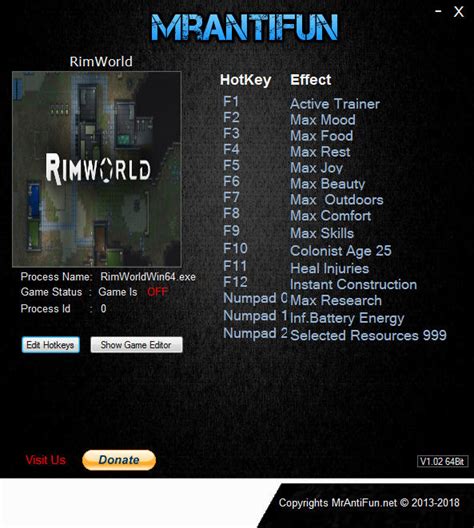 rimworld trainer|RimWorld .